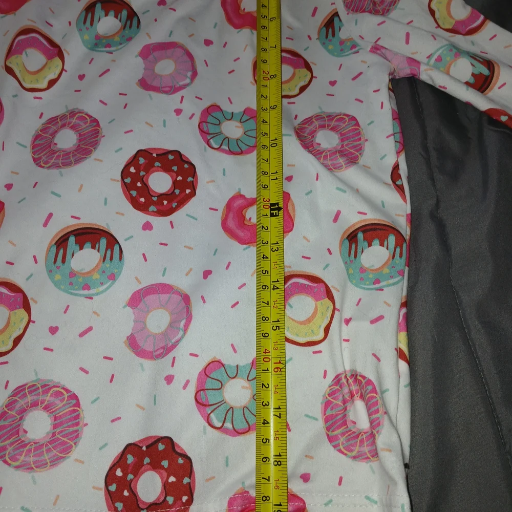Colorful Donut Print Kids Pajama Set